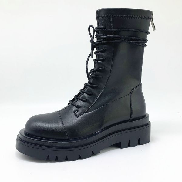 2021 new punk women ankle genuine leather woman high heels fashion winter motorcycle boots shoes u1rn, Black
2021 new punk women ankle genuine leather woman high heels fashion winter motorcycle boots shoes u1rn, Black