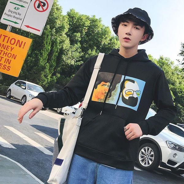 men's hoodies & sweatshirts 2021 autumn winter funny print men harajuku hip hop oversized all-match men's sweatshirt loose vintage, Black
men's hoodies & sweatshirts 2021 autumn winter funny print men harajuku hip hop oversized all-match men's sweatshirt loose vintage, Black