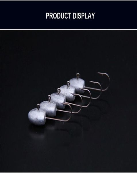 10pcs/lot exposed lead jig head jig hooks 3g 27mm ice fishing hook raft fishing jig lead head hooks micro lead fishing tackle wmttnf
10pcs/lot exposed lead jig head jig hooks 3g 27mm ice fishing hook raft fishing jig lead head hooks micro lead fishing tackle wmttnf
