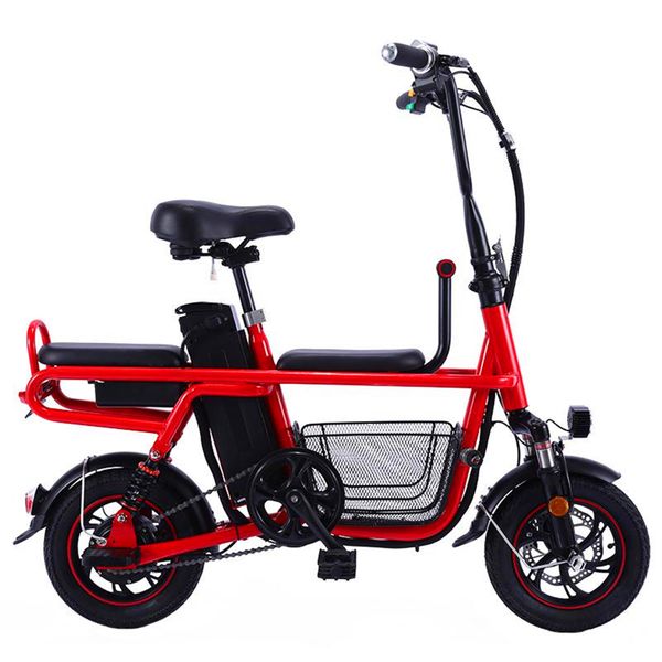 65km endurance mini folding electric bicycle, parent-child bicycle, 48v 16ah large capacity lithium battery, with three seats, Silver;blue
65km endurance mini folding electric bicycle, parent-child bicycle, 48v 16ah large capacity lithium battery, with three seats, Silver;blue