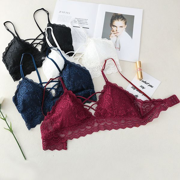 3pieces/lot deep v bralette floral lace bras for women lingerie wireseamless underwear female intimates push up bra, Red;black
3pieces/lot deep v bralette floral lace bras for women lingerie wireseamless underwear female intimates push up bra, Red;black