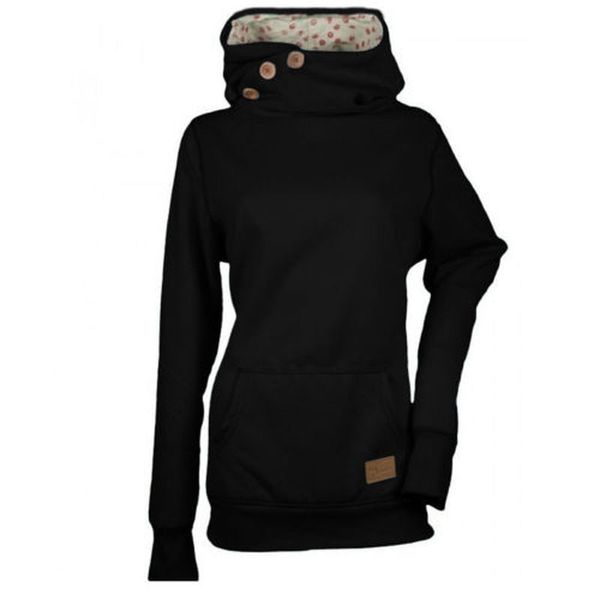 women hoodies hooded sweatshirt long sleeve pullover thermal jumper, Black
women hoodies hooded sweatshirt long sleeve pullover thermal jumper, Black