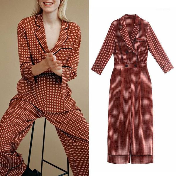 women 2020 elegant print jumpsuit women fashion lapel long sleeve chic office lady romper belt1, Black;white
women 2020 elegant print jumpsuit women fashion lapel long sleeve chic office lady romper belt1, Black;white