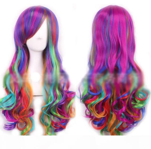 gt;>>new fashion women's colorful long curly wavy cosplay party wig, Black;brown
gt;>>new fashion women's colorful long curly wavy cosplay party wig, Black;brown