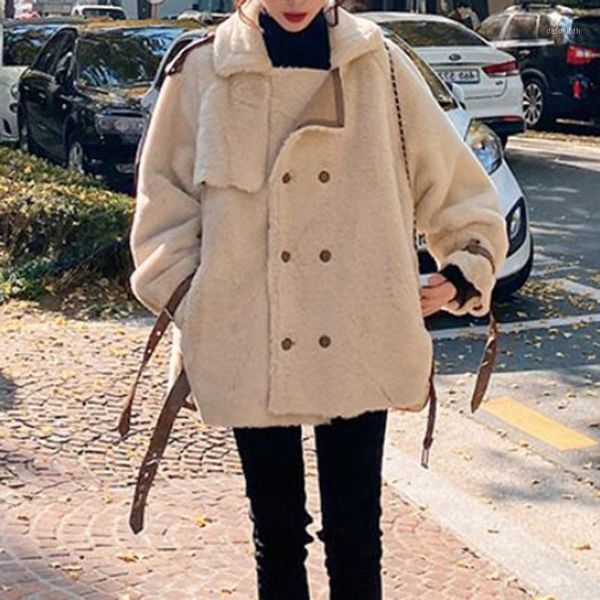 lamb plush coat jacket female winter hair korean loose fur short locomotive fur fashion casual button slim warm wear1, Black;brown
lamb plush coat jacket female winter hair korean loose fur short locomotive fur fashion casual button slim warm wear1, Black;brown