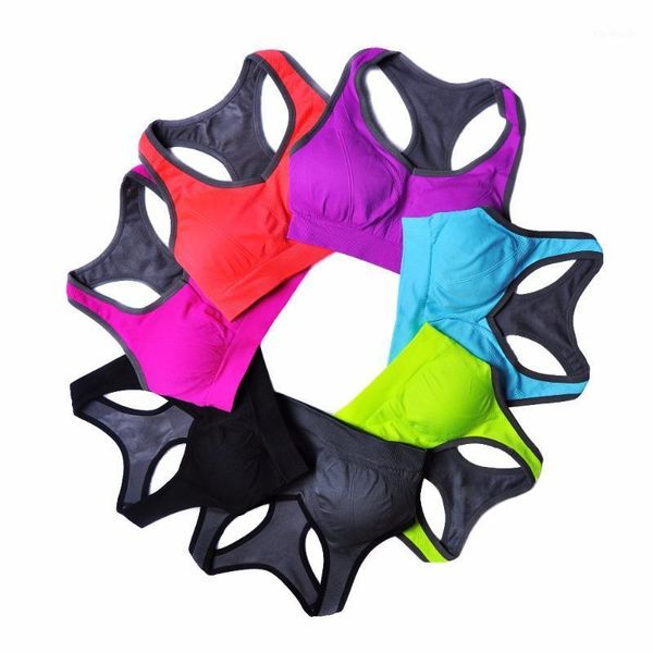 gym clothing padded push up yoga sports bra for women breathable bralette fitness underwear vest workout running tank, White;black
gym clothing padded push up yoga sports bra for women breathable bralette fitness underwear vest workout running tank, White;black