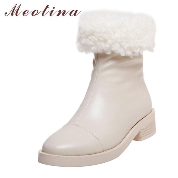 boots meotina med heel ankle woman snow platform chunky shoes zip round toe ladies short winter beige size 43, Black
boots meotina med heel ankle woman snow platform chunky shoes zip round toe ladies short winter beige size 43, Black