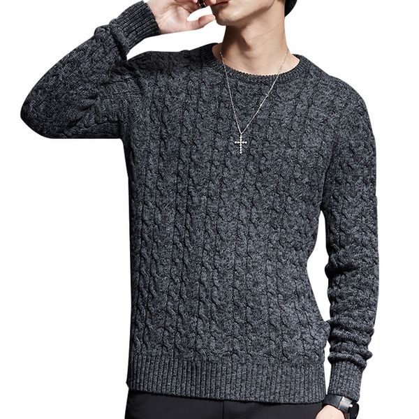 o-neck men's fine fashion fitting casual male knits pullovers thick autumn clothes solid korean style zx86, White;black
o-neck men's fine fashion fitting casual male knits pullovers thick autumn clothes solid korean style zx86, White;black