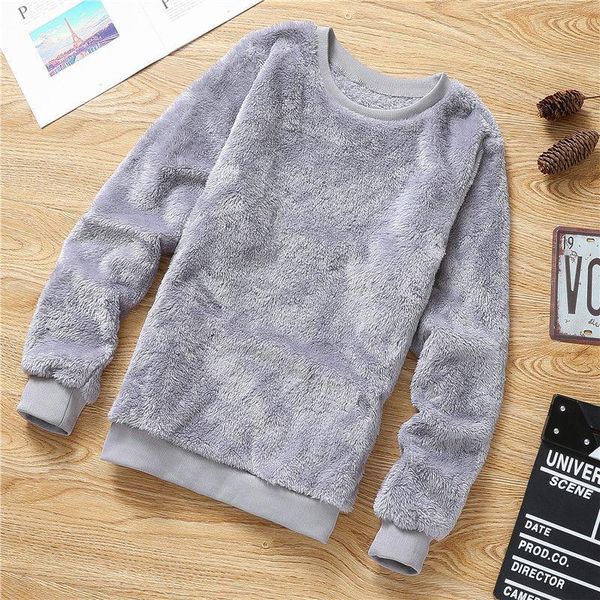 large 200kg plush sweater for men's korean version loose autumn and winter youth men's double face cashmere pullover sweater, White;black
large 200kg plush sweater for men's korean version loose autumn and winter youth men's double face cashmere pullover sweater, White;black