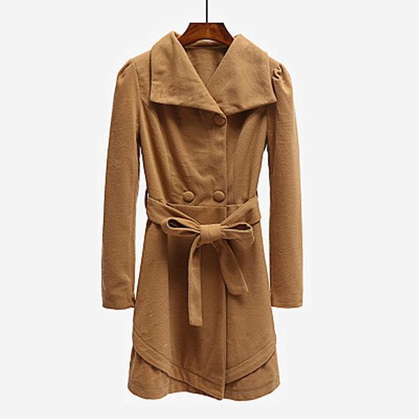 women's wool & blends thick winter korean version 2021 long solid color woolen coat lapel casual female models1, Black
women's wool & blends thick winter korean version 2021 long solid color woolen coat lapel casual female models1, Black