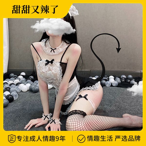 underwear pajamas cosplay super bed temptation passion suit, Red;black