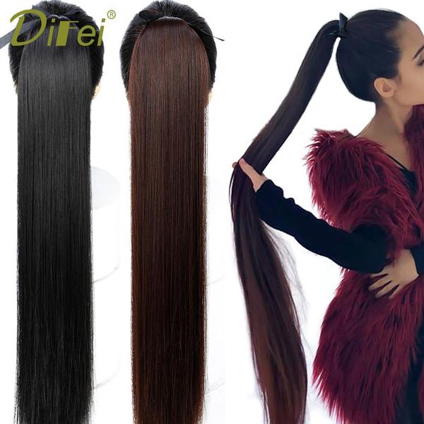 difei 5 size long straight drawstring synthetic ponytail black/brown heat resistance hairpiece clip in hair extension f wmtvkh
difei 5 size long straight drawstring synthetic ponytail black/brown heat resistance hairpiece clip in hair extension f wmtvkh