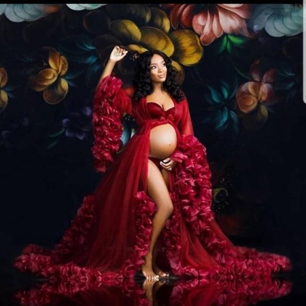 casual dresses maternity shoot burgundy robe puffy custom made long sleeves fluffy robes tiered elegant, Black;gray
casual dresses maternity shoot burgundy robe puffy custom made long sleeves fluffy robes tiered elegant, Black;gray