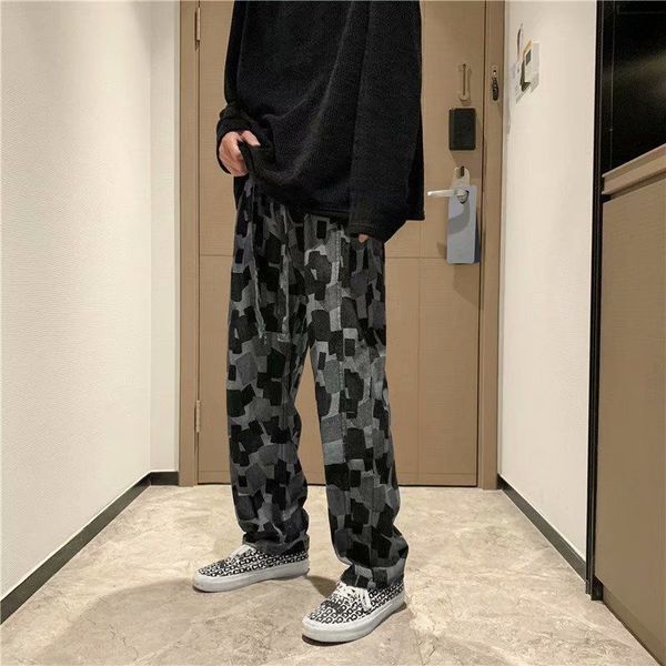 2021 new primavera e inverno nova reta de perna larga na moda verstil soltas masculinas cp43, Black
2021 new primavera e inverno nova reta de perna larga na moda verstil soltas masculinas cp43, Black