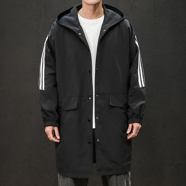 molan autumn mid length men's splicing large hooded windbreaker casual loose tooling jacket, Tan;black
molan autumn mid length men's splicing large hooded windbreaker casual loose tooling jacket, Tan;black