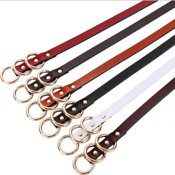 women's casual three round buckle faux leather wide waistbelt trend decorative children's belt jeans wild women's belt, Black;brown
women's casual three round buckle faux leather wide waistbelt trend decorative children's belt jeans wild women's belt, Black;brown