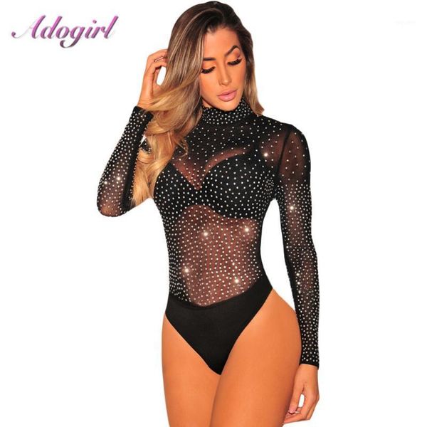 shining diamond sheer mesh bodysuit long sleeve mock neck party club jumpsuit women ropmer autumn casual lady body tee1, Black;white
shining diamond sheer mesh bodysuit long sleeve mock neck party club jumpsuit women ropmer autumn casual lady body tee1, Black;white