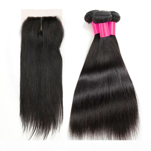 3 hair bundles with 1lace closure 100% unprocessed remy human hair weave and closure brazilian peruvian straight virgin hair extensions, Black
3 hair bundles with 1lace closure 100% unprocessed remy human hair weave and closure brazilian peruvian straight virgin hair extensions, Black