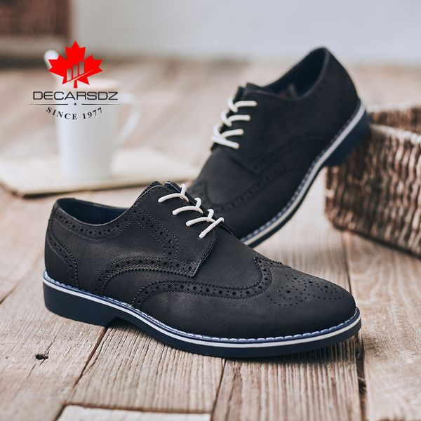 men shoes 2020 fashion brogue lace up shoes comfy luxury leather new brand walking casual footwear man classic men casual shoes c1120, Black
men shoes 2020 fashion brogue lace up shoes comfy luxury leather new brand walking casual footwear man classic men casual shoes c1120, Black