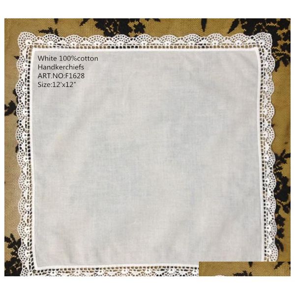 home &textile set of 12 irish style 12"x12"cotton wedding bridal handkerchief elegant embroidered crochet lace hankie hanky for br, White
home &textile set of 12 irish style 12"x12"cotton wedding bridal handkerchief elegant embroidered crochet lace hankie hanky for br, White