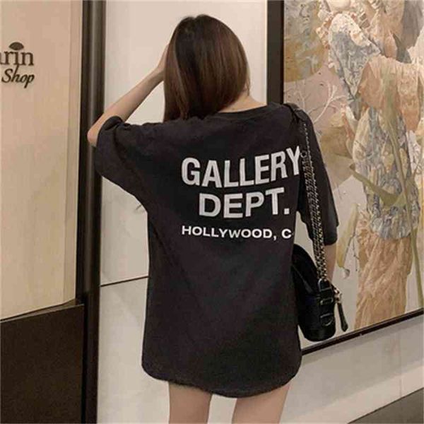 summer designer gallerydepts shirt and chaopai spring printed letters short sleeve men's and women's round neck t-shirt fashion tr, White;black
summer designer gallerydepts shirt and chaopai spring printed letters short sleeve men's and women's round neck t-shirt fashion tr, White;black