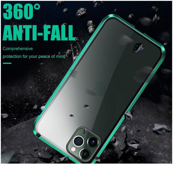 360 magnetic adsorption metal case for iphone 12 11 pro xs max x xr double-sided glass case for ipho bbyqnm
360 magnetic adsorption metal case for iphone 12 11 pro xs max x xr double-sided glass case for ipho bbyqnm