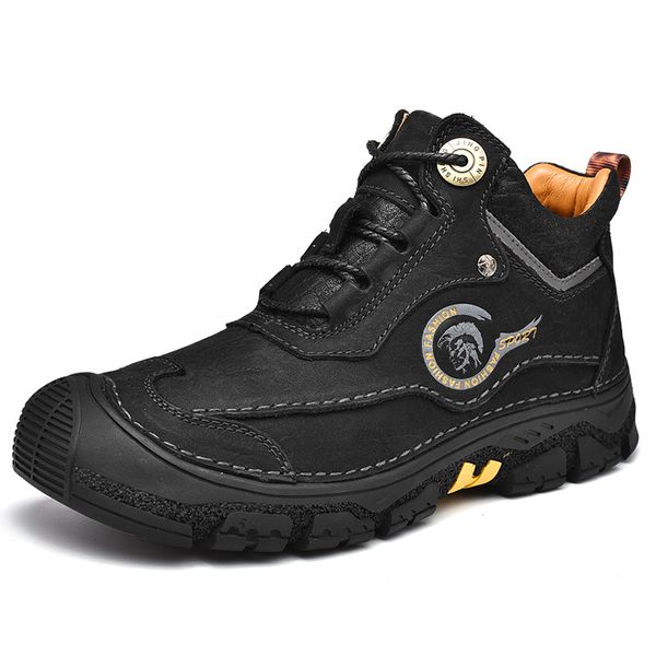 2020 new autumn and winter leather martin boots outdoor boots british ankle boots velvet warm cotton shoes high-snow, Black
2020 new autumn and winter leather martin boots outdoor boots british ankle boots velvet warm cotton shoes high-snow, Black
