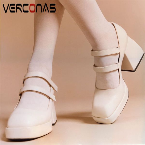 verconas 2020 fashion spring summer woman pumps genuine leather office lady square toe square heeled shoes woman y200702, Black
verconas 2020 fashion spring summer woman pumps genuine leather office lady square toe square heeled shoes woman y200702, Black