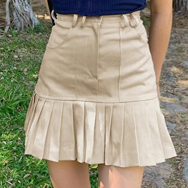 khaki pleated short skirts womens casual high waisted mini skirt ladies preppy style korean fashion short skirt 2020, Black
khaki pleated short skirts womens casual high waisted mini skirt ladies preppy style korean fashion short skirt 2020, Black