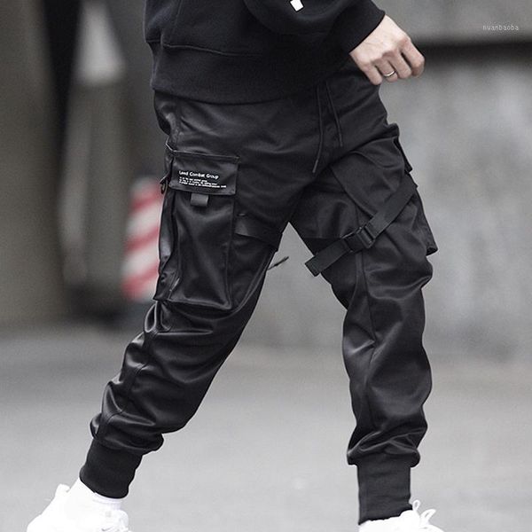 men's cool black hip hop cargo pants full length elastic waist jogger trousers sweatpants with pockets casual streetwear1
men's cool black hip hop cargo pants full length elastic waist jogger trousers sweatpants with pockets casual streetwear1