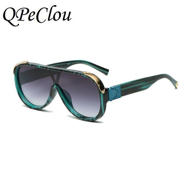 new fashion oversized one piece sunglasses women brand designer square mirror sun glasses men punk shades oculos feminino uv400, White;black 
new fashion oversized one piece sunglasses women brand designer square mirror sun glasses men punk shades oculos feminino uv400, White;black