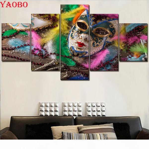 dance party wall decor diamond embroidery color feather mask woman 5d diy diamond painting 5 pcs mosaic rhinestone pictures
dance party wall decor diamond embroidery color feather mask woman 5d diy diamond painting 5 pcs mosaic rhinestone pictures