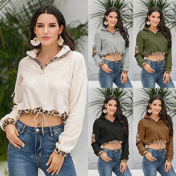long sleeve beige white cropped hoodie women autumn winter pullover short sweatshirt plush zipper faux fur fluffly sweatshirt, Black
long sleeve beige white cropped hoodie women autumn winter pullover short sweatshirt plush zipper faux fur fluffly sweatshirt, Black