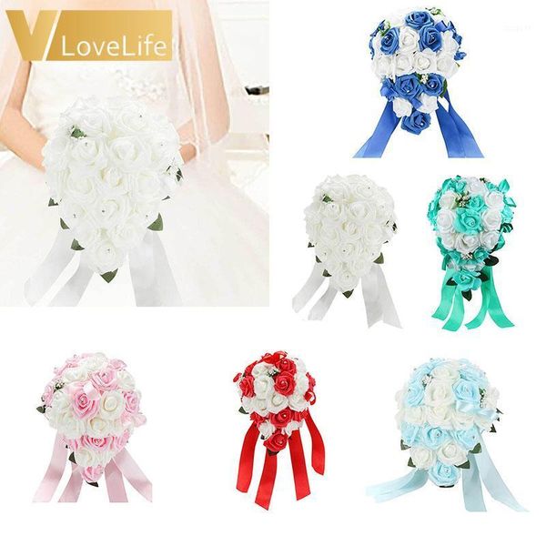 1pcs holding flowers blue purple red rose artificial bridal flowers bride bouquet wedding bouquet crystal silk ribbon decoration1
1pcs holding flowers blue purple red rose artificial bridal flowers bride bouquet wedding bouquet crystal silk ribbon decoration1