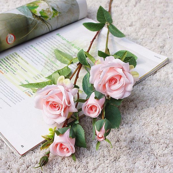 decorative flowers & wreaths 2021 korean dreamy rose branch silk artificial valentine's day wedding flores1
decorative flowers & wreaths 2021 korean dreamy rose branch silk artificial valentine's day wedding flores1