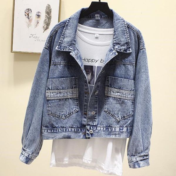 vintage denim spring casual autumn coat loose cotton outerwear female bat short cowboy jacket r362 z2r2, Black;brown
vintage denim spring casual autumn coat loose cotton outerwear female bat short cowboy jacket r362 z2r2, Black;brown