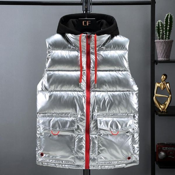 2020 new thicken vest men casual winter waterproof warm hooded big pockets sleeveless coat hat detachable plus size 4xl 5xl, Black;white
2020 new thicken vest men casual winter waterproof warm hooded big pockets sleeveless coat hat detachable plus size 4xl 5xl, Black;white