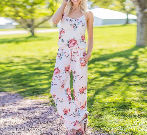 women spaghetti strap floral print romper jumpsuit sleeveless beach playsuit boho summers jumpsuit long pant 3 colors ooa4330, Blue
women spaghetti strap floral print romper jumpsuit sleeveless beach playsuit boho summers jumpsuit long pant 3 colors ooa4330, Blue
