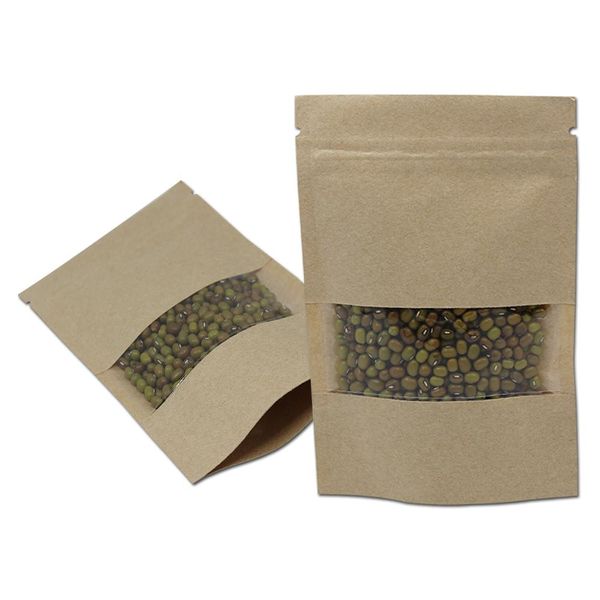 30pcs lot brown kraft paper stand up grocery food storage ziplock package bag doypack heat seal snack nuts pack bag with window h jllynu
30pcs lot brown kraft paper stand up grocery food storage ziplock package bag doypack heat seal snack nuts pack bag with window h jllynu