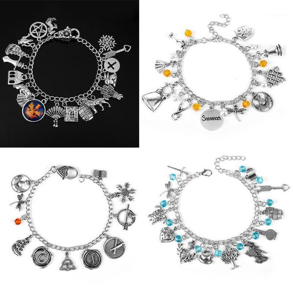 tv series jewelry a bracelets outlander themed charm dangles&bracelet handmade wristhand chain for women men fans gift1, Golden;silver
tv series jewelry a bracelets outlander themed charm dangles&bracelet handmade wristhand chain for women men fans gift1, Golden;silver