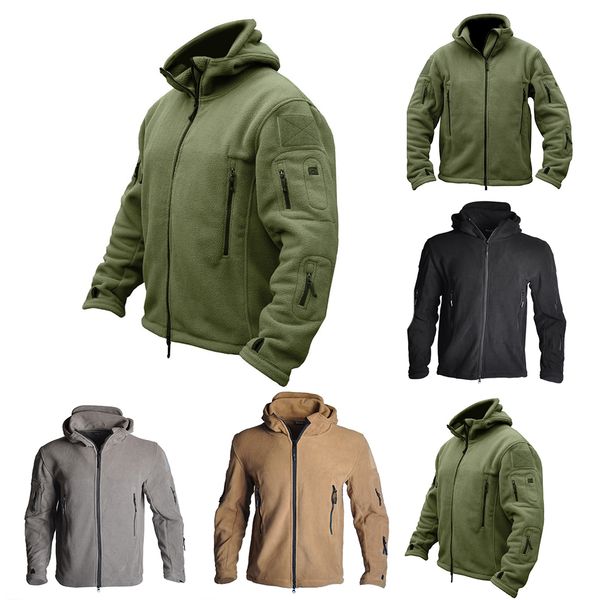 airsoft hiking clothing coat men thicken warm military army fleece jacket patchwork multi pockets men's hooded jacket and coats q1211, Black;brown
airsoft hiking clothing coat men thicken warm military army fleece jacket patchwork multi pockets men's hooded jacket and coats q1211, Black;brown