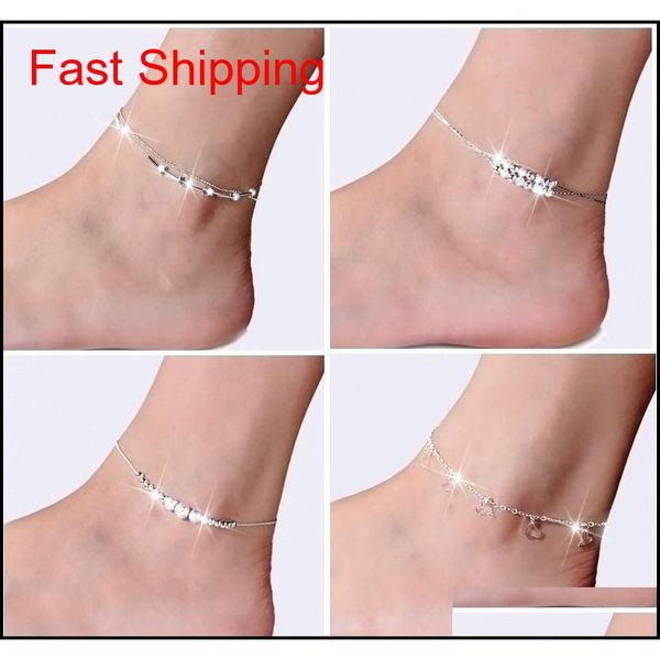 new 925 sterling sliver ankle bracelet for women foot jewelry inlaid zircon anklets bracelet on a leg jllsim dh_garden, Red;blue
new 925 sterling sliver ankle bracelet for women foot jewelry inlaid zircon anklets bracelet on a leg jllsim dh_garden, Red;blue