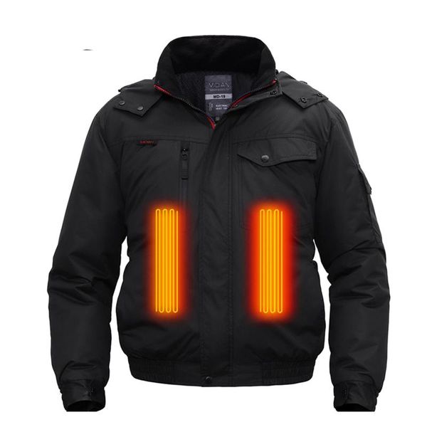 men's jackets warm temperature adjustable coat waterproof usb heated electric vest windproof heating jacket skiing pocket, Black;brown
men's jackets warm temperature adjustable coat waterproof usb heated electric vest windproof heating jacket skiing pocket, Black;brown