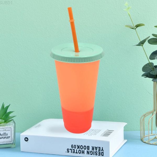 24oz color changing magic plastic drinking tumblers with lid and straw reusable candy colors cold cup summer water bottle cca12201
24oz color changing magic plastic drinking tumblers with lid and straw reusable candy colors cold cup summer water bottle cca12201