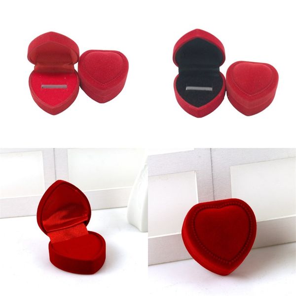 red love heart jewelry box flannelette ring packing case wedding celebration supplies ear studs gift container 1 2hya f2
red love heart jewelry box flannelette ring packing case wedding celebration supplies ear studs gift container 1 2hya f2