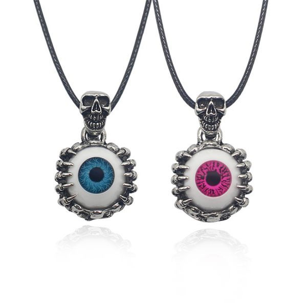 pendant necklaces zrm trendy punk jewelry eyeballs & pendants choker retro chain halloween necklace for friends gift, Silver
pendant necklaces zrm trendy punk jewelry eyeballs & pendants choker retro chain halloween necklace for friends gift, Silver