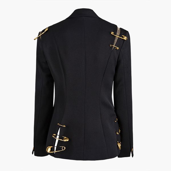 twotwinstyle hollow out patchwork lace up women's blazer notched long sleeve slim elegant female suit autumn fashion new 201114, White;black
twotwinstyle hollow out patchwork lace up women's blazer notched long sleeve slim elegant female suit autumn fashion new 201114, White;black