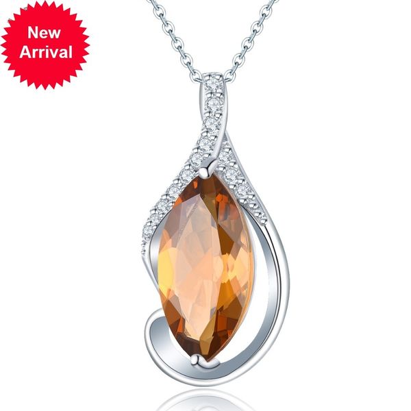 hutang 3.60ct natural champagne quartz gemstone pendant 925 sterling fine necklace elegant jewels for new female gift, Silver
hutang 3.60ct natural champagne quartz gemstone pendant 925 sterling fine necklace elegant jewels for new female gift, Silver