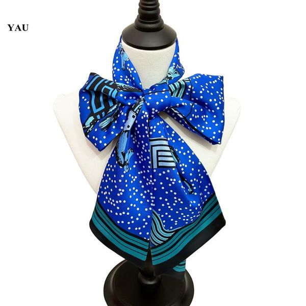 160cm*20cm Horse Curve Long Scarf Women Double-sided Twill Silk Scarves Ladies Head Scarf Handkerchief Women Tie, Blue;gray
160cm*20cm Horse Curve Long Scarf Women Double-sided Twill Silk Scarves Ladies Head Scarf Handkerchief Women Tie, Blue;gray