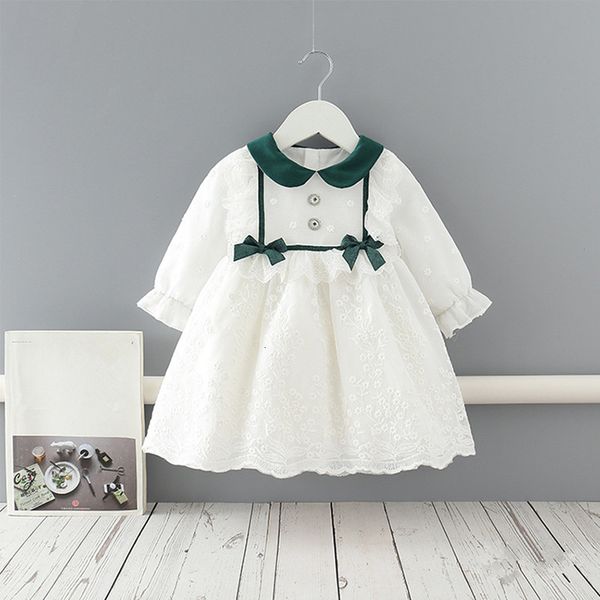 new girls cute costume spring 2021 peter pan collar children cotton long lantern sleeve princess baby es with 2 bows 0-4y eoj0, Red;yellow
new girls cute costume spring 2021 peter pan collar children cotton long lantern sleeve princess baby es with 2 bows 0-4y eoj0, Red;yellow